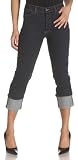 Not Your Daughter's Jeans Tummy Tuck Women's Premium Denim Jean Capri Roll Up Cuff with Rhinestones