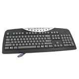 Gateway SK-9920 PS/2 MultiMedia Keyboard (Silver/Black)