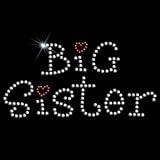Youth T-Shirt : Big Sister - Sibling Embellished Rhinestone Design