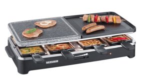 Severin KG2341 Raclette Party Grill With Natural Grill Stone