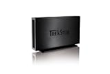 Trekstor DataStation maxi m.u 3,5" SATA externes USB Festplattengeh�use (8,9cm) USB 2.0 schwarz Aluminium , mit Standfu� und Netzteil