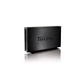 Trekstor DataStation maxi m.u 3,5" SATA externes USB Festplattengeh�use (8,9cm) USB 2.0 schwarz Aluminium , mit Standfu� und Netzteil