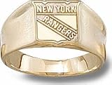 New York Rangers "Shield Logo" 3/8" Ladies' Ring Size 6 1/2 - 14KT Gold Jewelry
