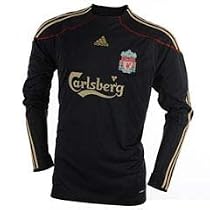 adidas Liverpool Away Long Sleeve Shirt 2009 2010