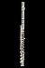Flute Pin - Nickel Silver Plated