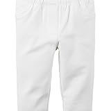 カーターズ Carter's パンツ 無地 白 フレンチテリー綿95% ポリウレタン5% French Terry Pants 9M (67-72cm)