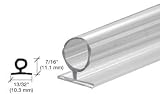 CRL Large Translucent Vinyl Bulb Seal - 98 in long