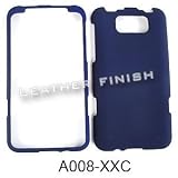 RUBBER COATED HARD CASE FOR HTC TITAN RUBBERIZED NAVY BLUE