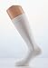 Juzo Wound Care Ulcer Pro Liner, Knee Length, FF, White (LARGE)