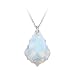 Swarovski Elements Drop Pendant on Sterling Silver Rolo Chain - 18"