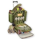 Excursion Ultimate Cooler On Wheels w/ Deluxe Service For 4 (Pine Green)