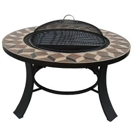 76cm Diameter Mosaic FirePit BBQ Bowl