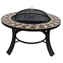 76cm Diameter Mosaic FirePit BBQ Bowl