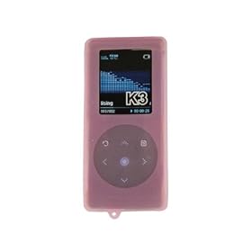Samsung K3 YP-K3JAB YP-K3JQB MP3 Player Silicone Skin Case Cover Accessory Kit with Adjustable Armband - 5 Color Choices