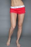 Hello Kitty Intimates The Kitty Foldover Boardshort in Red,Shorts for Women