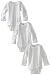 Apparel : Gerber Unisex-Baby Newborn 3 Pack Longsleeve Mitten Cuff Onesie