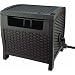 Suncast PTW175 Mocha Wicker 175-Foot Capacity Hose Reel