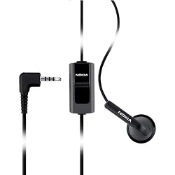 Mono Earbud Headset For 2.5mm Plug Compatible Phones
