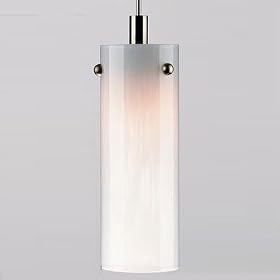 Jane Mini Pendant Shade in White Cirrus Glass