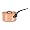 Mauviel Cuprinox Sauce Pan with Handles and Lid: 2.7 QUART