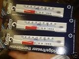 fridge thermometer x 3 THREE