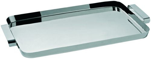 Alessi KL09 \"TAU\" Tablett, rechteckig mit Griffen aus Edelstahl Preisvergleich