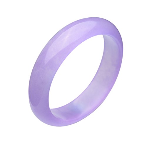 Parma77 Beautiful Queen Violet Jade Bangle Jadeite Bracelet Lavender Size 56mm-62mm