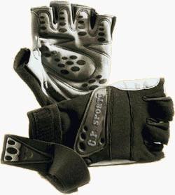 Childrens Toyshop  Garten & Freizeit : Trainingshandschuhe, Fitness Handschuhe, Supergrip + Bandage, L
