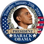 LOT OF 2 - The only Obama 2009 Inaugural Flasher We've Seen Available! 2 1/4