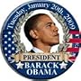 LOT OF 2 - The only Obama 2009 Inaugural Flasher We've Seen Available! 2 1/4" button in gorgeous colors