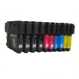 10x Brother LC1100 LC 1100 LC980 LC 980 compatible 