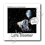 Mentally-Challenged Astronaut - 8x8 Iron On Heat Transfer For White Material