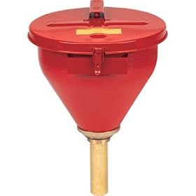 Drum Funnel - Wide-Mouth - 32 Self-Closing Flame Arrester (for use with flammables) by WS-Justrite