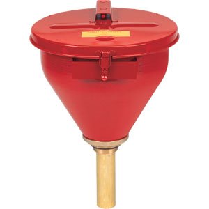 Drum Funnel - Wide-Mouth - 32 Self-Closing Flame Arrester (for use with flammables) by WS-Justrite