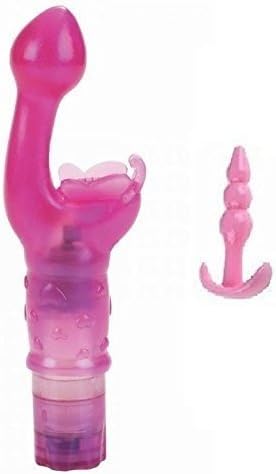 Pink Power Vibrating Butterfly Kiss Gspot and Clit for Women and Anus Plus Toy