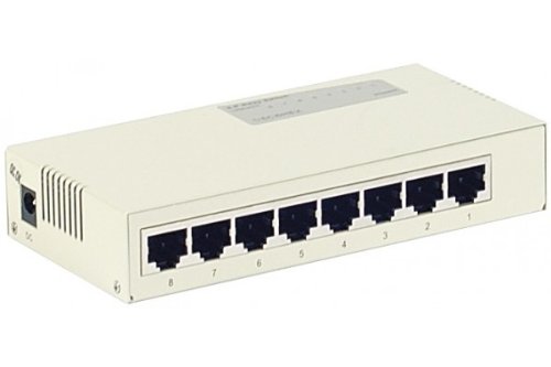 Switch Réseau Ethernet - 8 ports 10/100 Boitier METAL