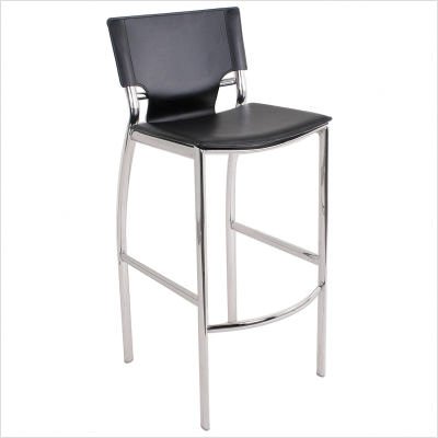 Cannes Bar Stool Color: Black