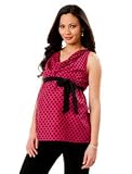 Motherhood Maternity: Sleeveless Sash Belt Maternity Blouse