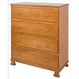 DaVinci Parker 4-Drawer Dresser in Oak
