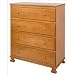 DaVinci Parker 4-Drawer Dresser in Oak