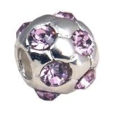 beads Kult Schmuck! Bead mit rosafarbenen Steinchen III. Beads passen zu allen bekannten Herstellern. Art: 5624 Erfahrungsbericht