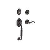 IMAGE OF Baldwin 5305.402.LHRH Canterbury Entrance Door Lock Handleset D-ORB
