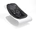 Bloom Coco Plexistyle Baby Lounger with Seat Pad, White Frame, Pad, Midnight Black