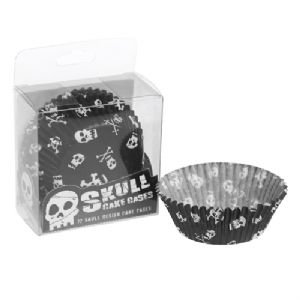Pack of 72 Skull Cake Cases