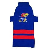 Kansas Jayhawks Pet Dog sweater LG 20-24" long Blue