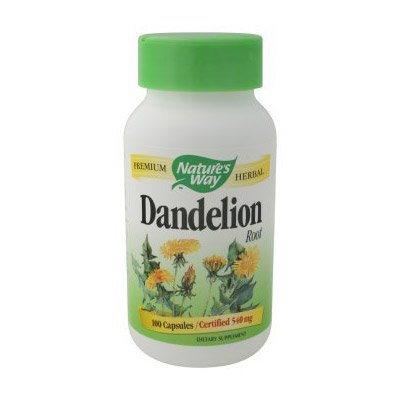 Nature's Way - Dandelion Root, 540 mg, 100 capsules