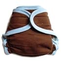 Sckoon Organic Cotton Baby Cloth Diapers Chocolate Blue