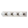 Sea Gull Lighting 4738-98 Center Stage Four-Bulb Vanity, Brushed Stainless Finish