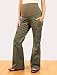Maternity Pants - Motherhood Maternity: 3 Way Belly Twill Cargo Pockets Boot Cut Maternity Pants