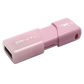 PNY CL� USB ATTACH� 4 GO - ROSE (OP�RATION CANCER DU SEIN)